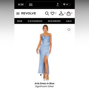 Revolve Aria Dress in Blue